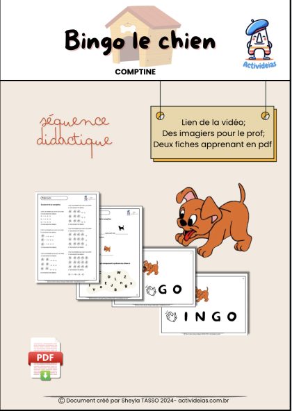 Bingo le chien - Comptine