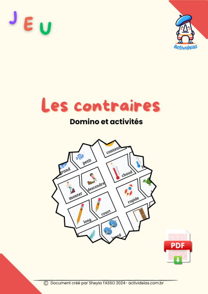 Les contraires - dominó et activités