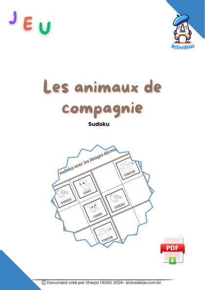 Sudoku - les animaux de compagnie